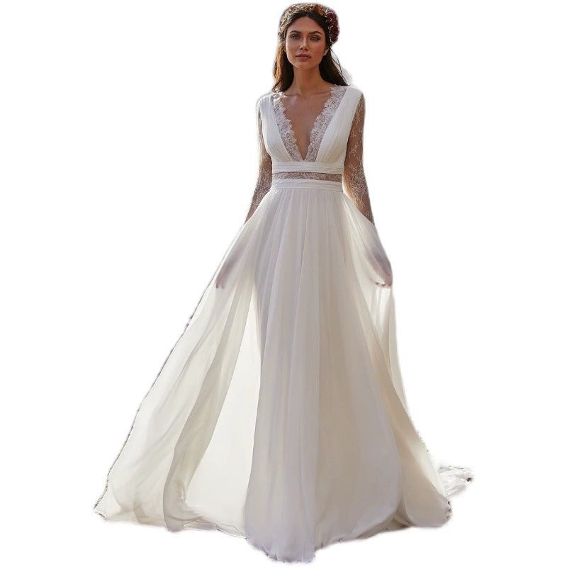 New Vacation Beach Trip Shoot Backless Dress