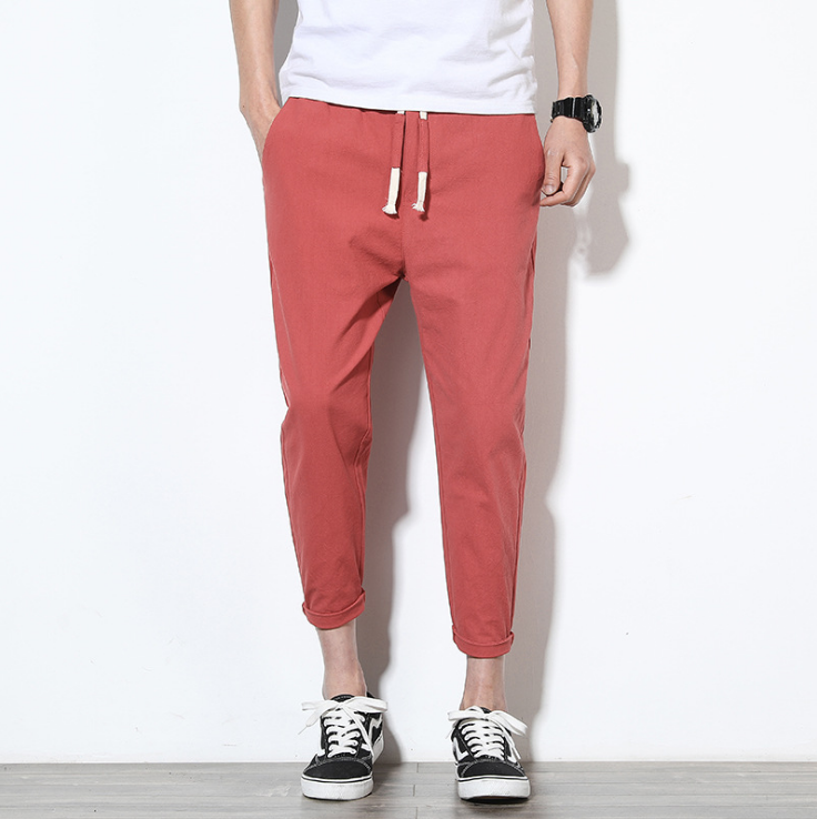 Summer men's linen pants