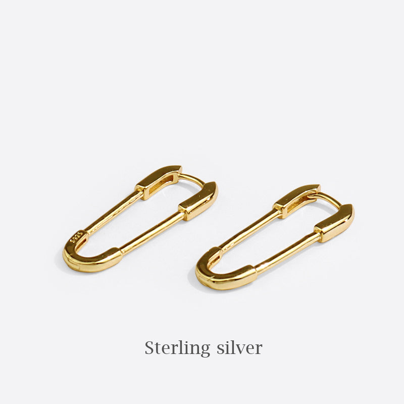 Paper Clip Earring Small Pin Ear Buckle Men's And Women's Earring