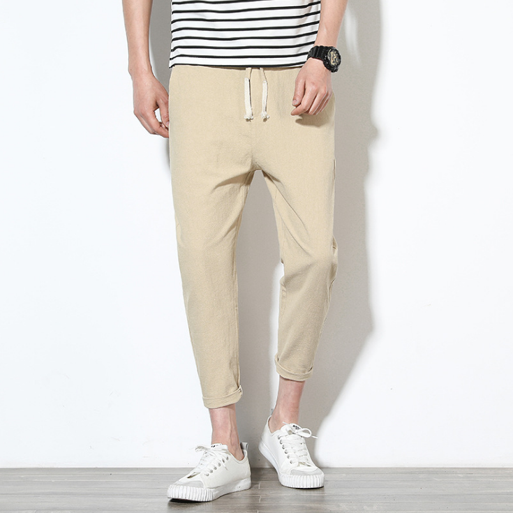 Summer men's linen pants