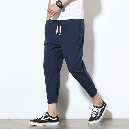 Summer men's linen pants