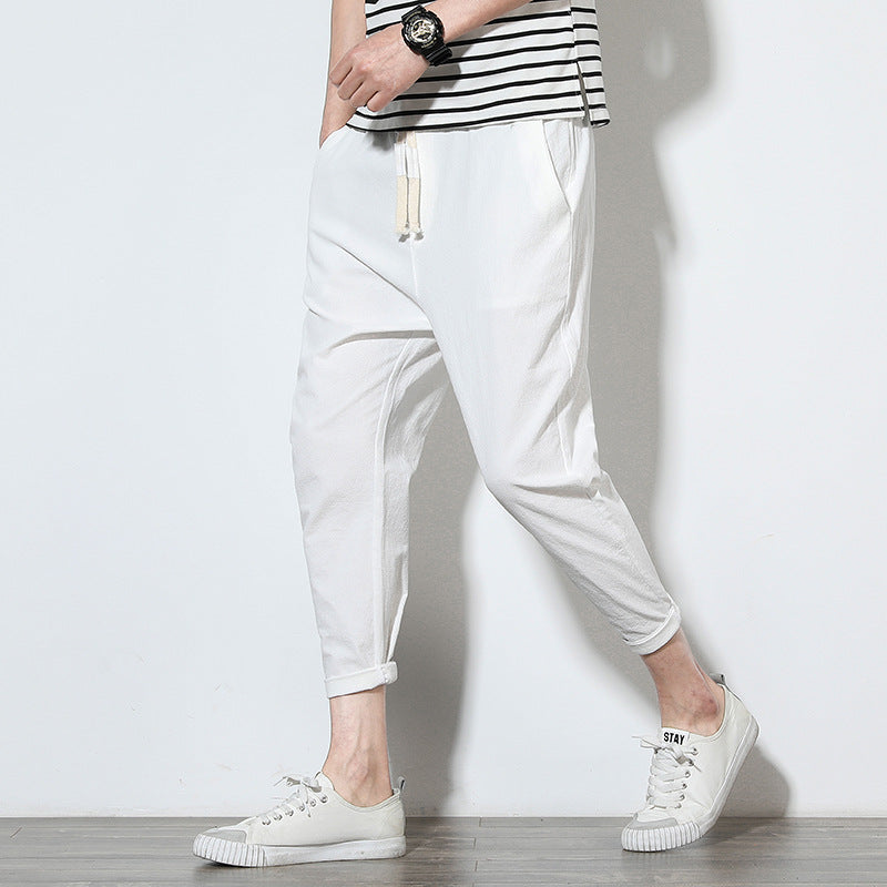 Summer men's linen pants