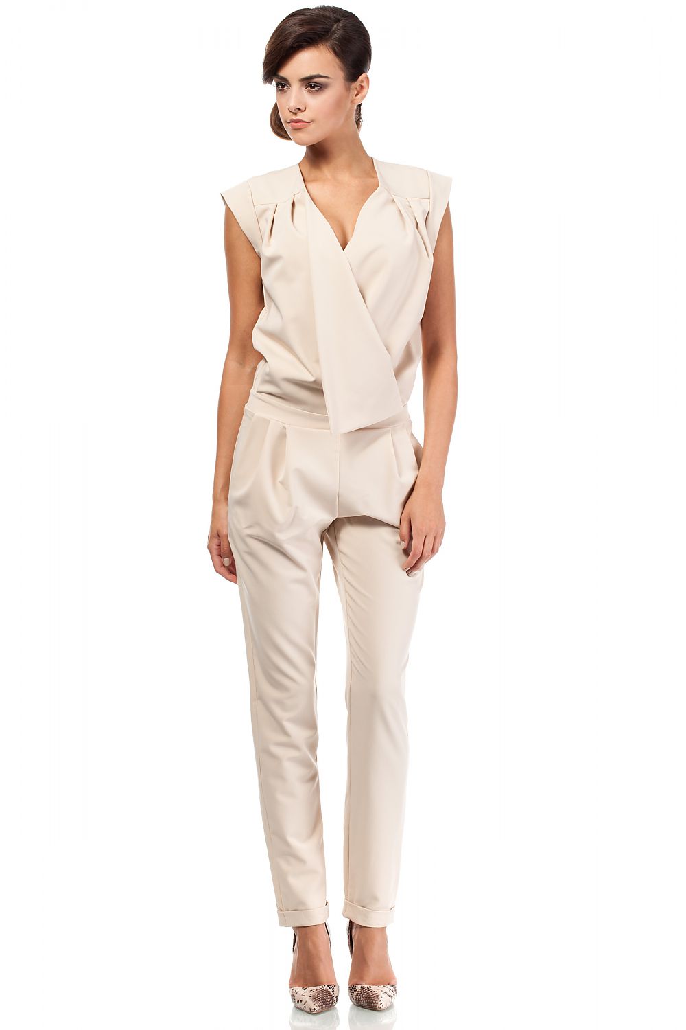 Minimalist Sleeveless Pantsuit