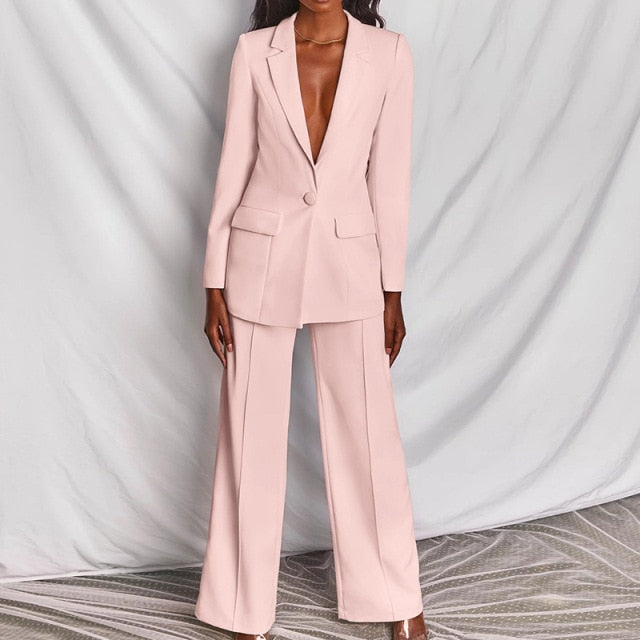 Two-Piece Minimalist Suit