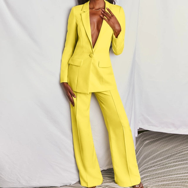 Two-Piece Minimalist Suit