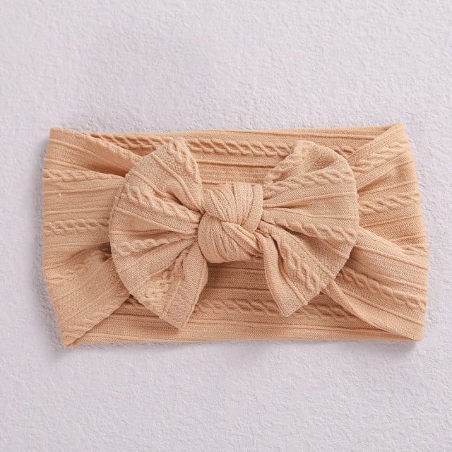 Cable Bow Baby Headband