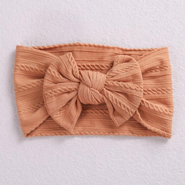 Cable Bow Baby Headband