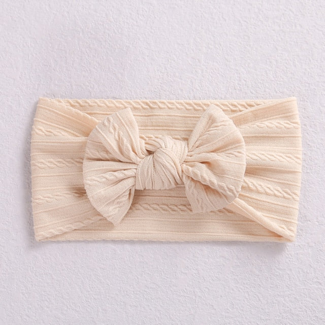 Cable Bow Baby Headband