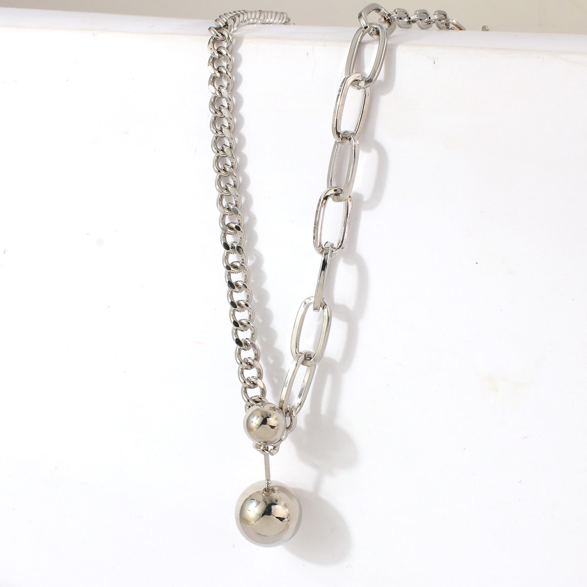 Ball Pendant Choker Necklace