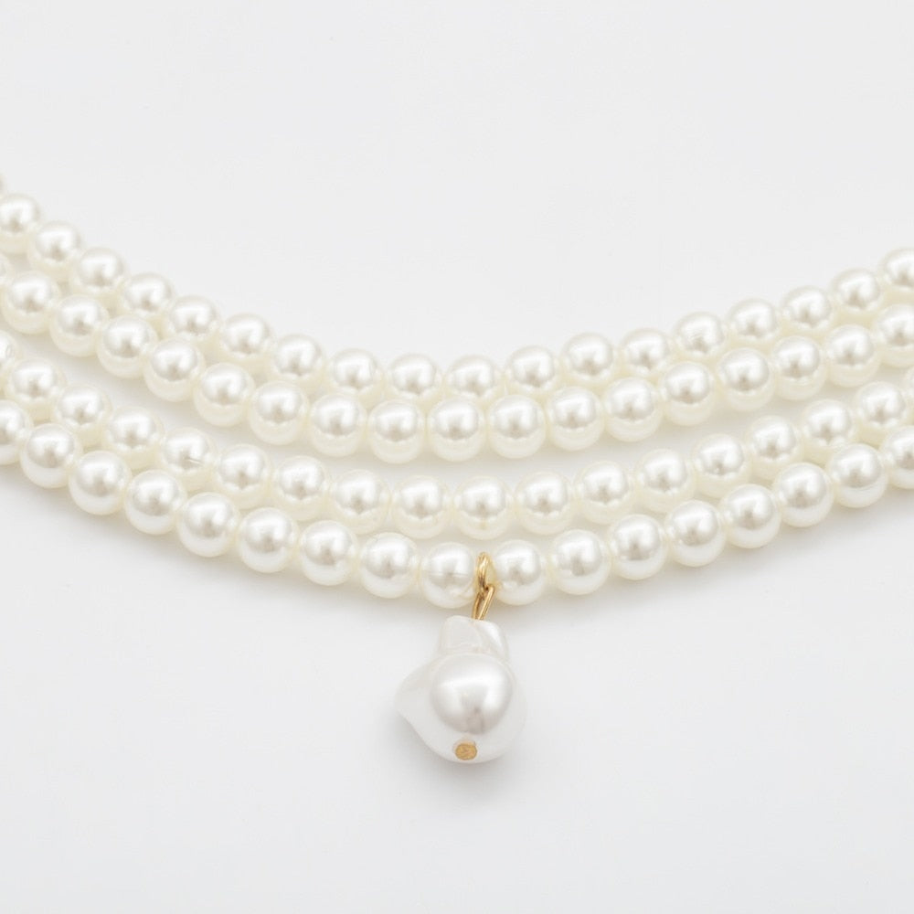 Imitation Pearl Choker