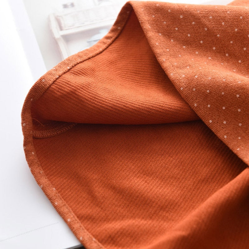 Elegant Long Sleeve Doll Collar Dress