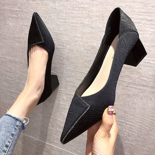 Elegant Mid Heel Pumps