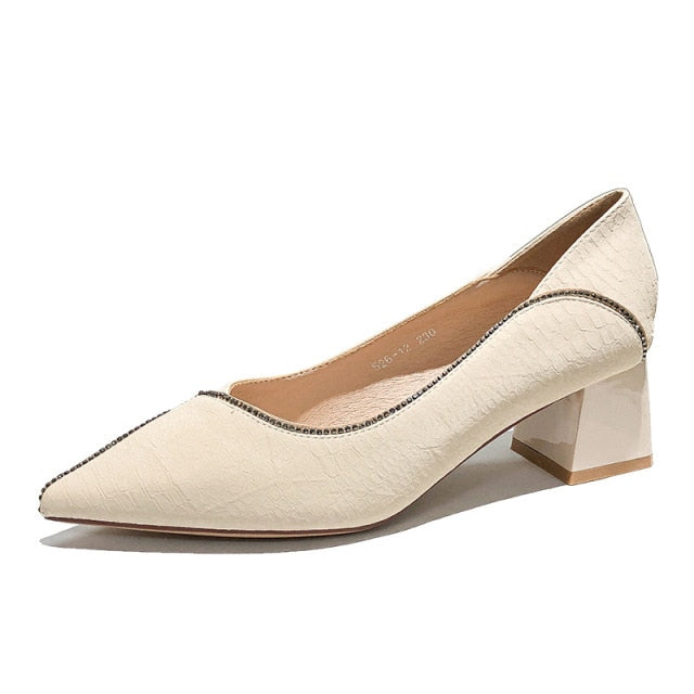 Elegant Mid Heel Pumps