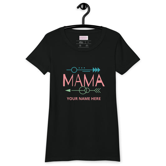 Custom MAMA Fitted T-Shirt