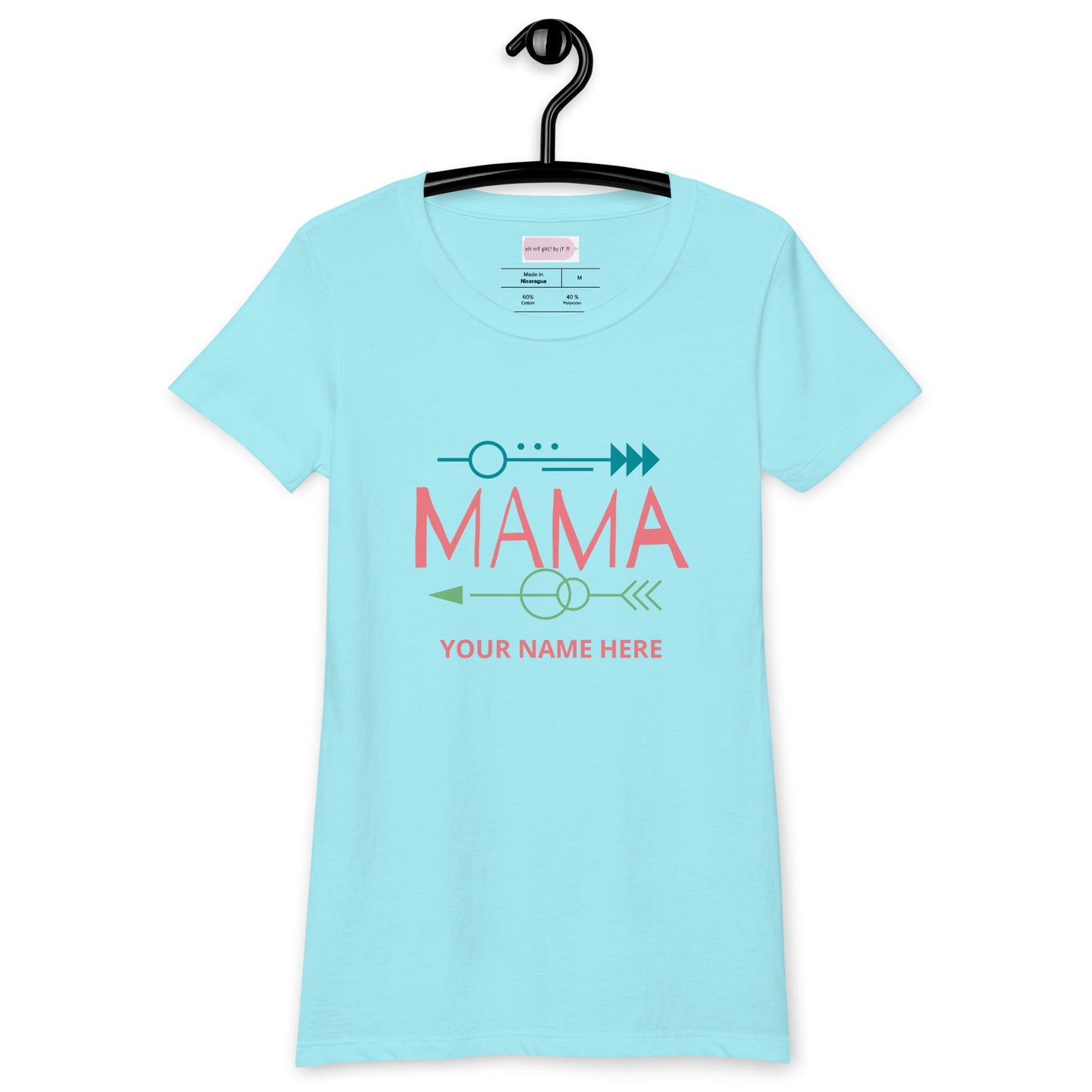 Custom MAMA Fitted T-Shirt