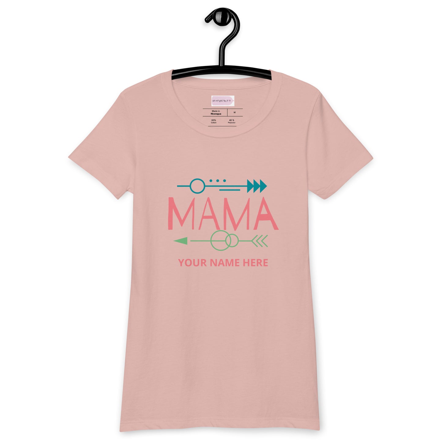 Custom MAMA Fitted T-Shirt