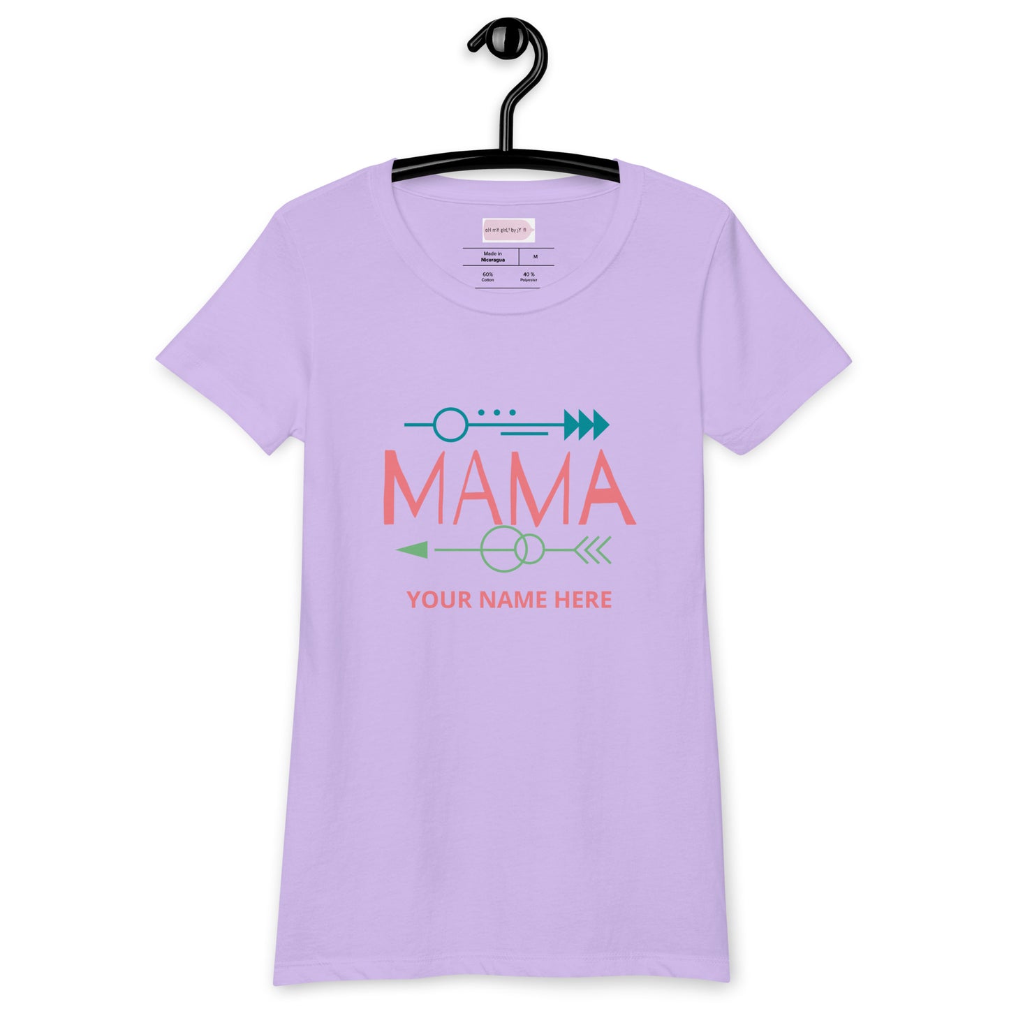 Custom MAMA Fitted T-Shirt