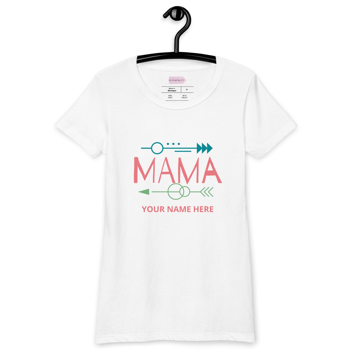 Custom MAMA Fitted T-Shirt